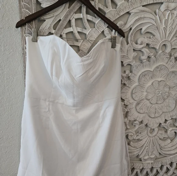 Lilly Pulitzer Kylo Strapless Skirted Romper in Resort White NWT - Size 14 - Picture 12 of 14